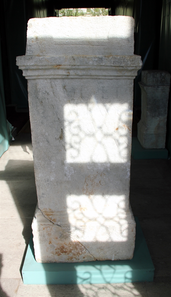 Altar dedicated to Isis and Serapis